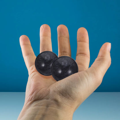 Set of 2 Baoding Balls - Chinese Jade Hand Therapy and Massage Exercise Balls in Assorted Colors