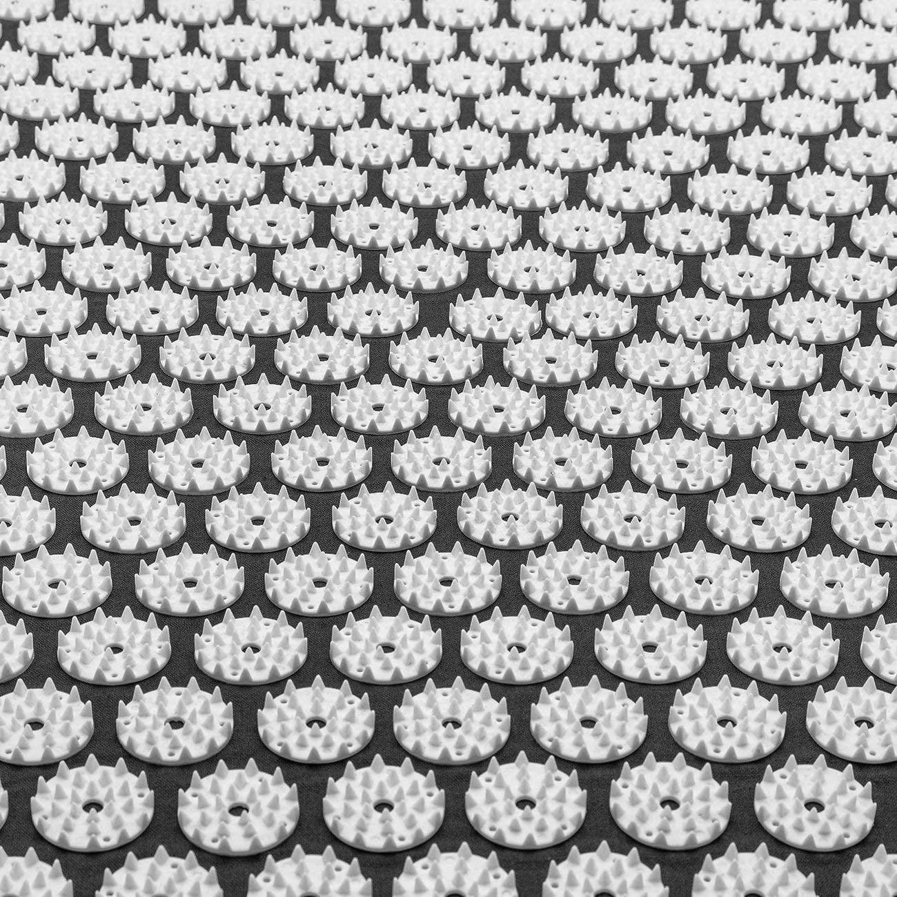 Sivan Acupressure Mat and Pillow Set - Relieves Back and Neck Pain (Black)