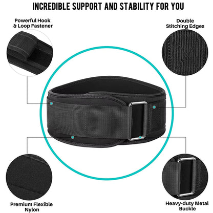 Self-Locking Weight Lifting Belt, Weightlifting Belt