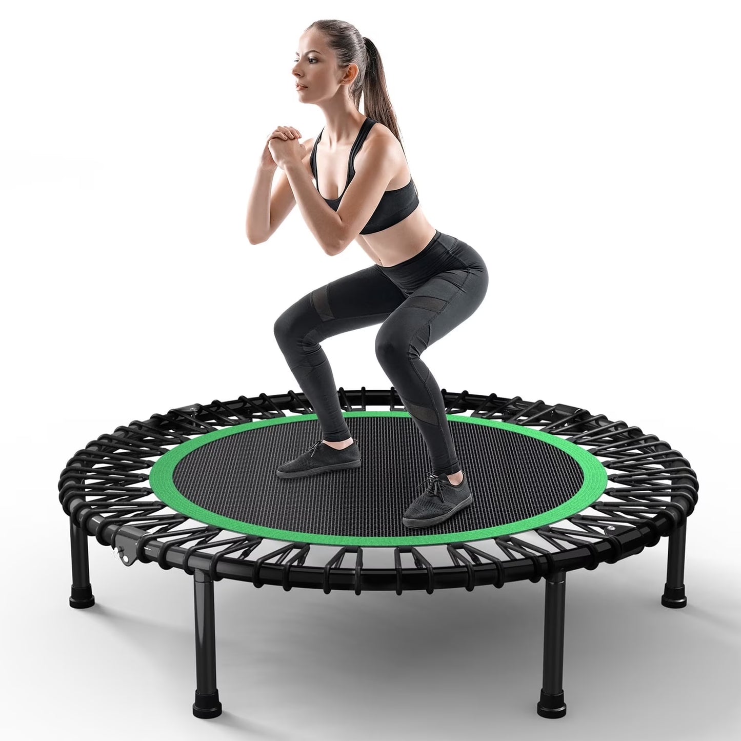 40" Rebounder Trampoline for Adults with Bungee Cords
