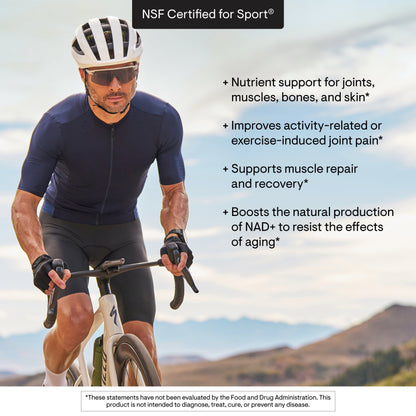 - Collagen Fit - Unflavored Collagen Peptides Powder with Nicotinamide Riboside - 15G of Collagen Peptides and 14G Protein per Serving - NSF Certified for Sport - 17.8 Oz - 30 Servings