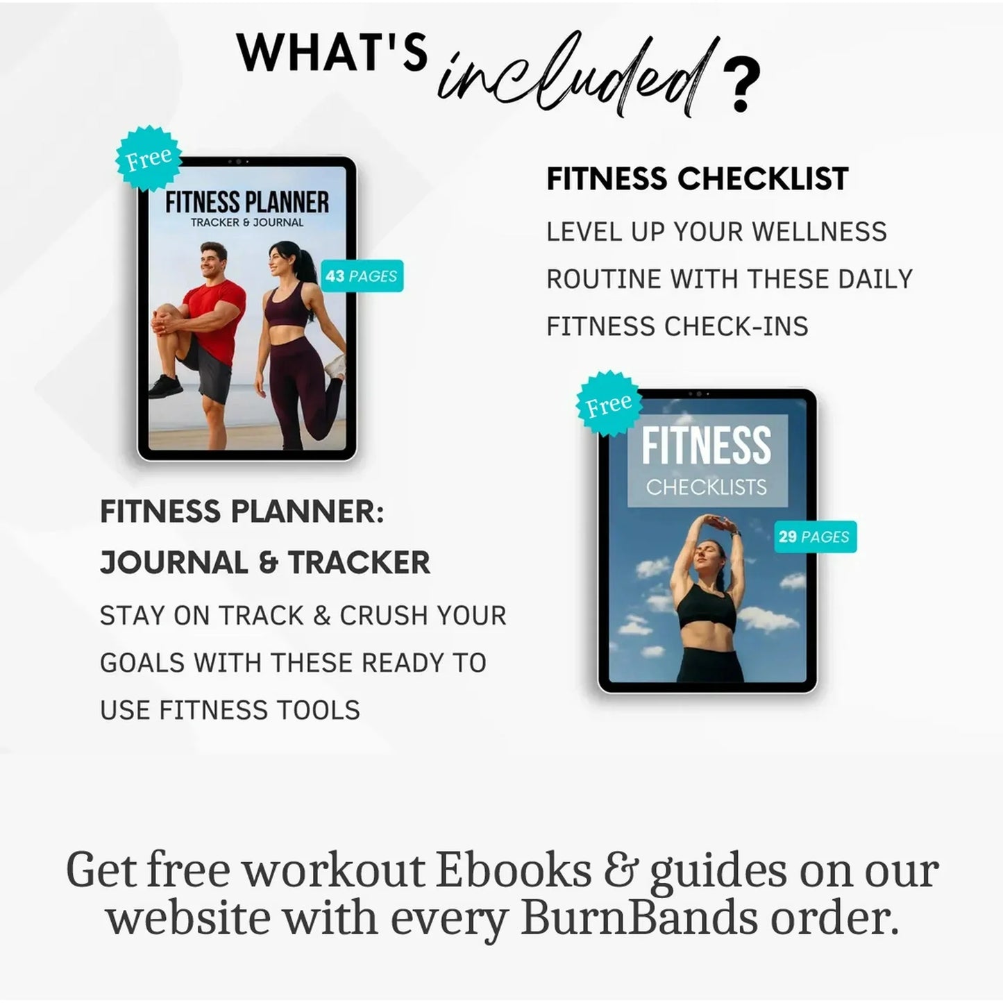 Loop Bands Non-Slip Latex Exercise Bands for Glutes, Legs, Pilates & Yoga Workouts Set of 5 with Carry Bag