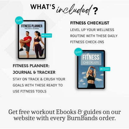 Loop Bands Non-Slip Latex Exercise Bands for Glutes, Legs, Pilates & Yoga Workouts Set of 5 with Carry Bag