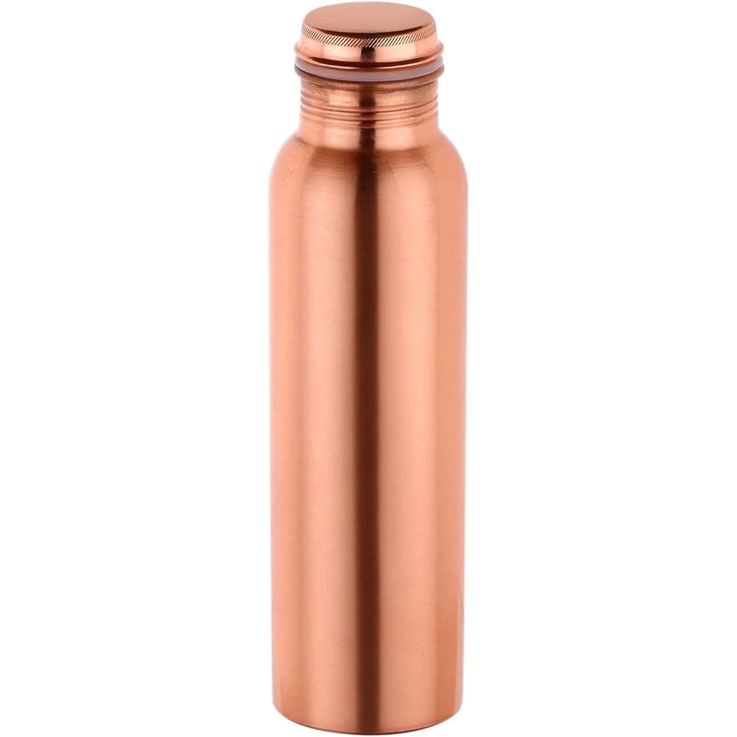 100% PURE COPPER WATER BOTTLE NO JOINT & LEAK PROOF DESIGN VESSEL 