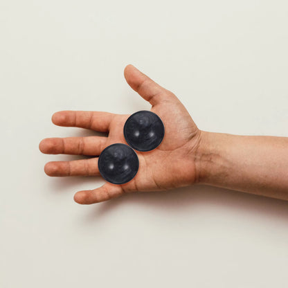 Set of 2 Baoding Balls - Chinese Jade Hand Therapy and Massage Exercise Balls in Assorted Colors