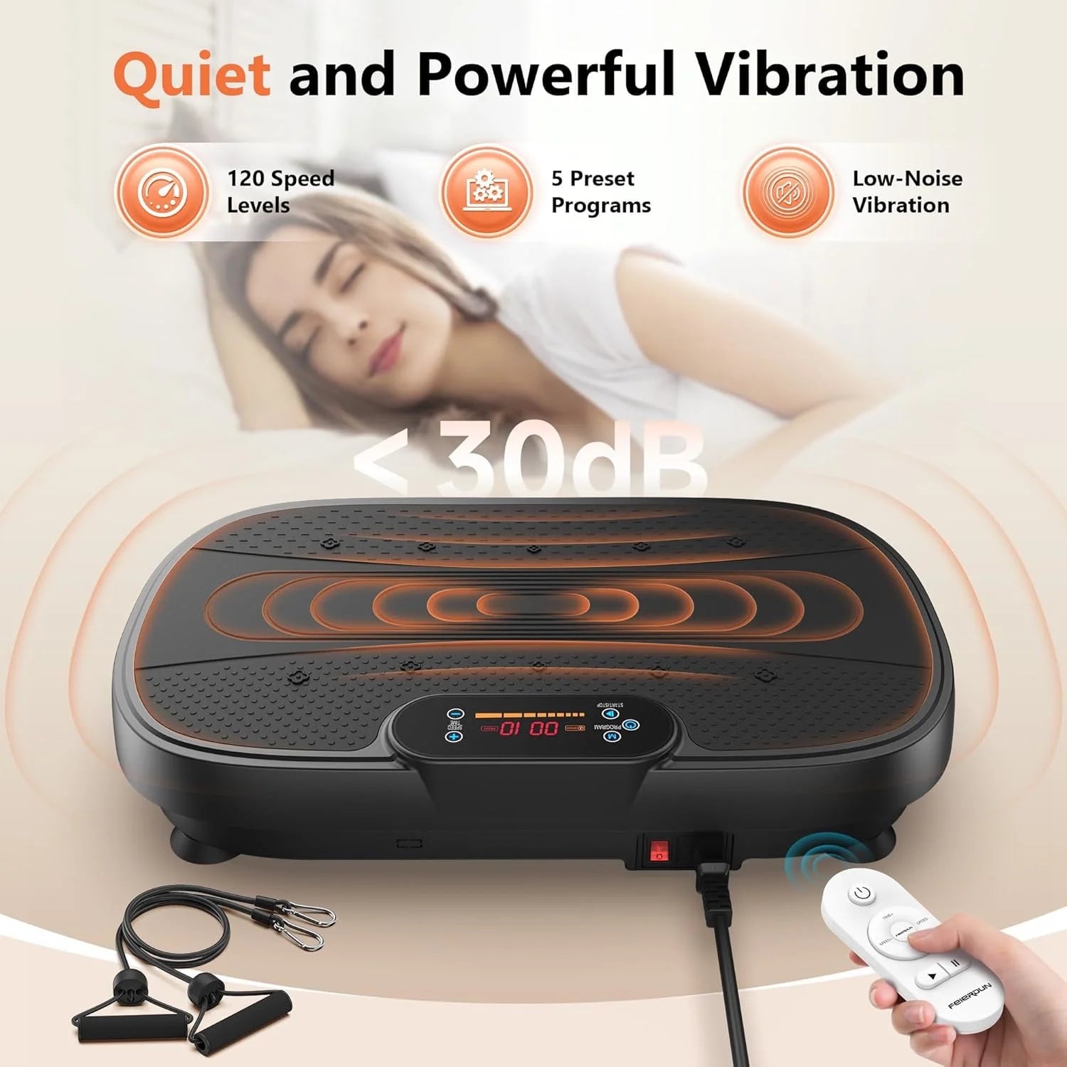 Vibration Plate Exercise Machine, Lymphatic Drainage Machine
