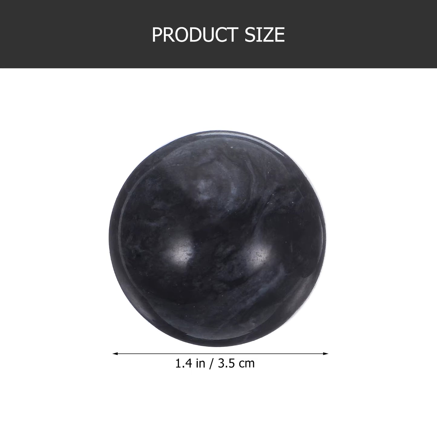 Set of 2 Baoding Balls - Chinese Jade Hand Therapy and Massage Exercise Balls in Assorted Colors