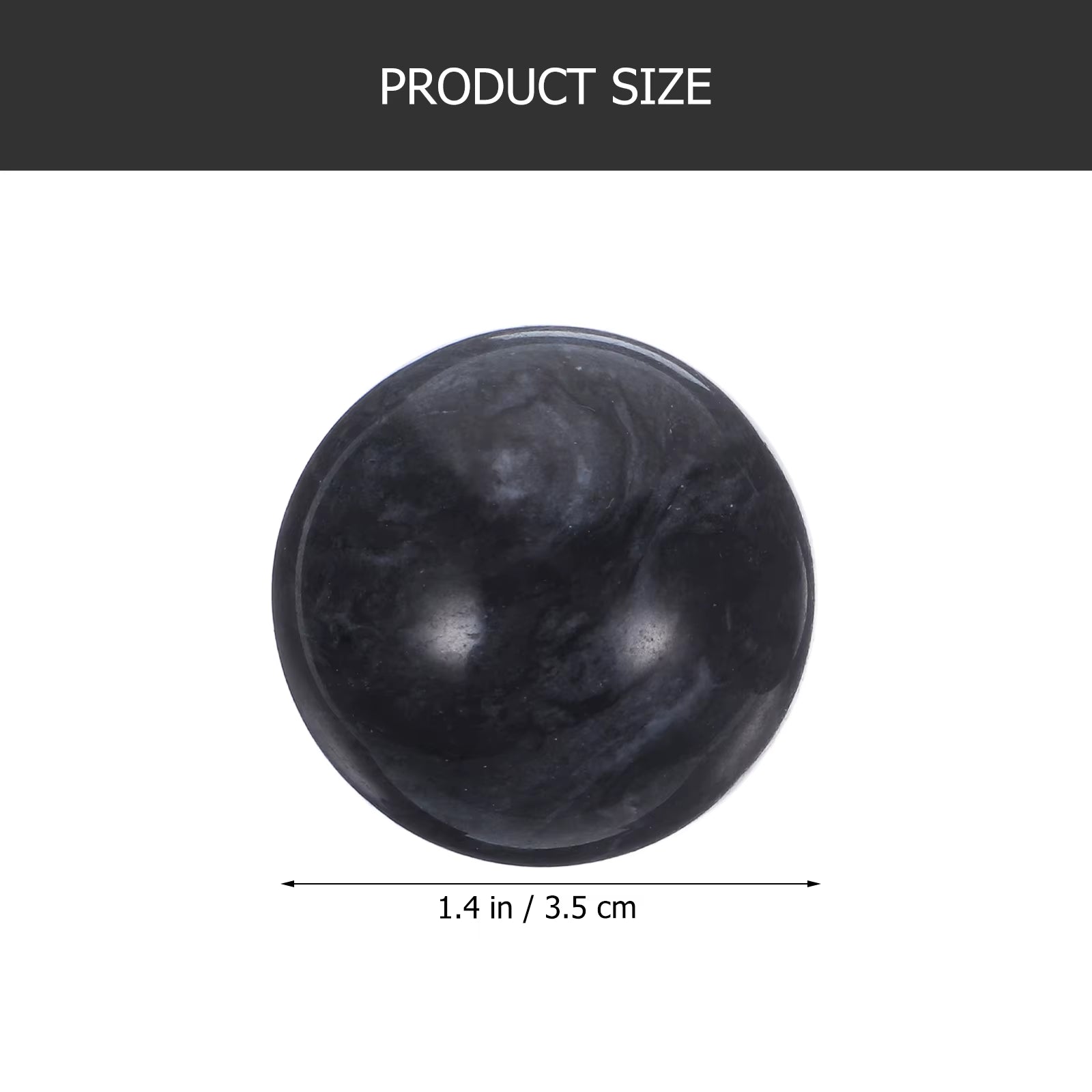 Set of 2 Baoding Balls - Chinese Jade Hand Therapy and Massage Exercise Balls in Assorted Colors