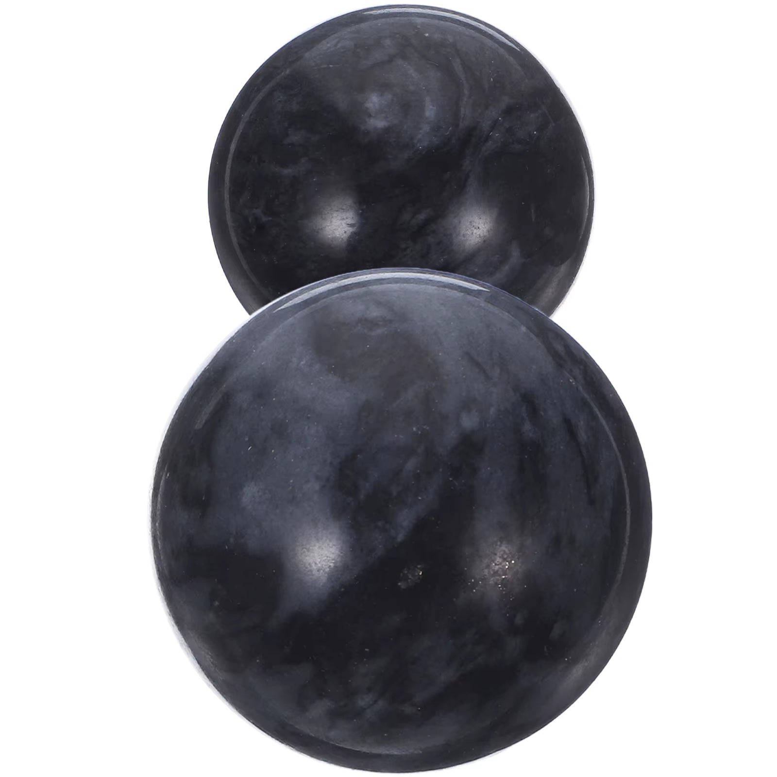 Set of 2 Baoding Balls - Chinese Jade Hand Therapy and Massage Exercise Balls in Assorted Colors