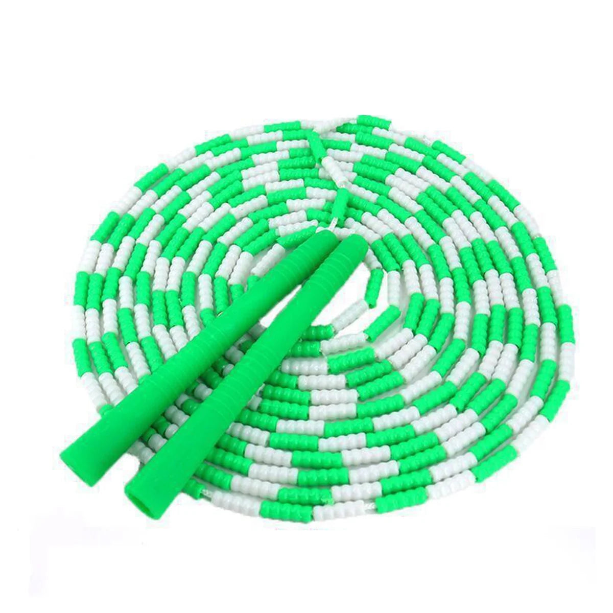 Jump Rope, 3 PCS Adjustable Length Tangle-Free Segmented Soft Beaded Skipping Rope