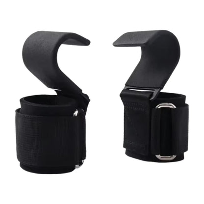 2Pcs Non-Slip Weight Lifting Hookspremium Pair of Straps Weightlifting Deadlift Chin Pull up and Exercise Fitness Hook Training
