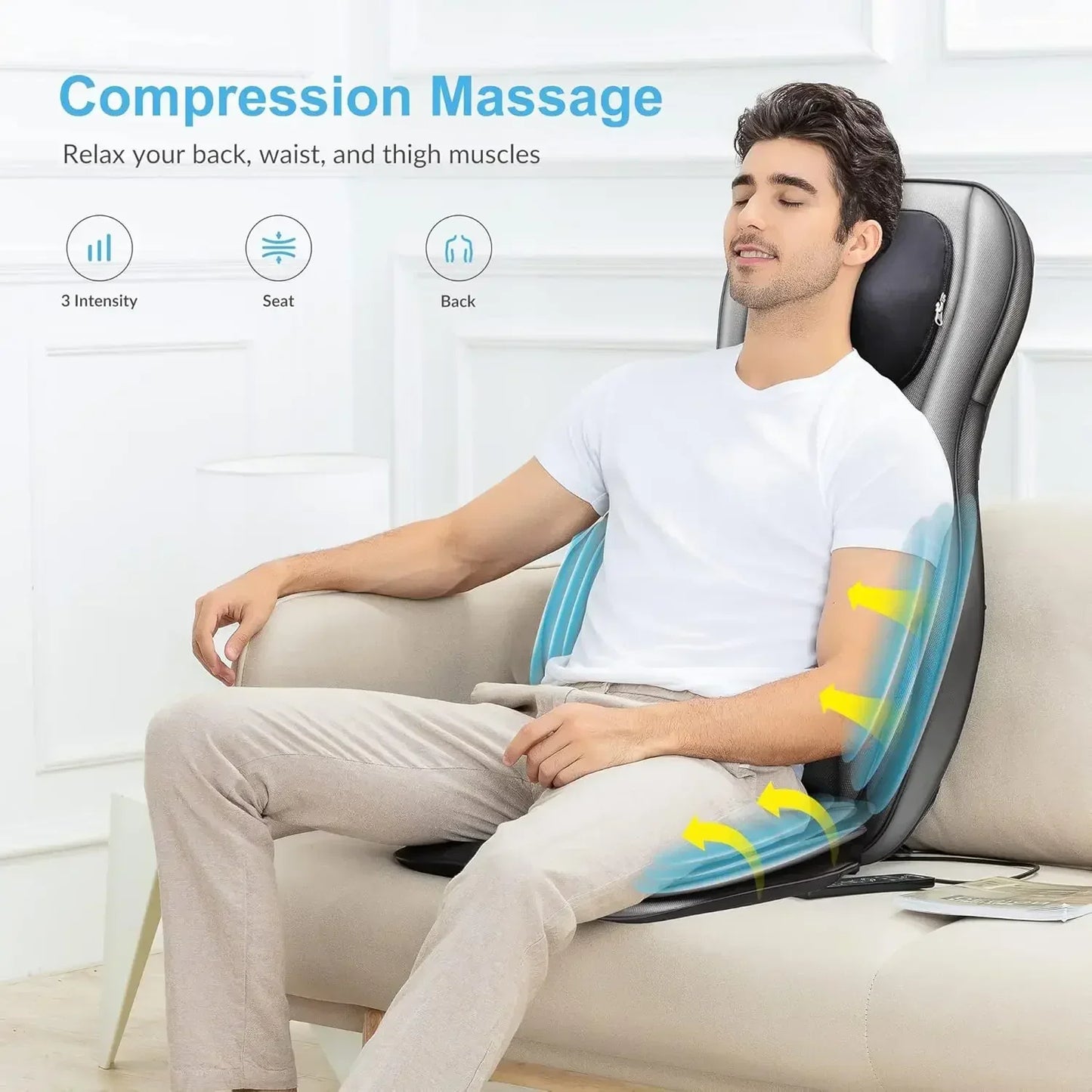 Neck & Back Massager with Heat