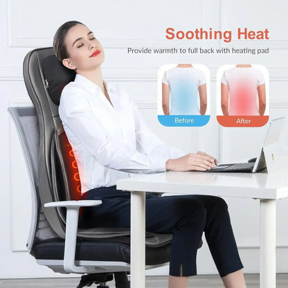 Neck & Back Massager with Heat