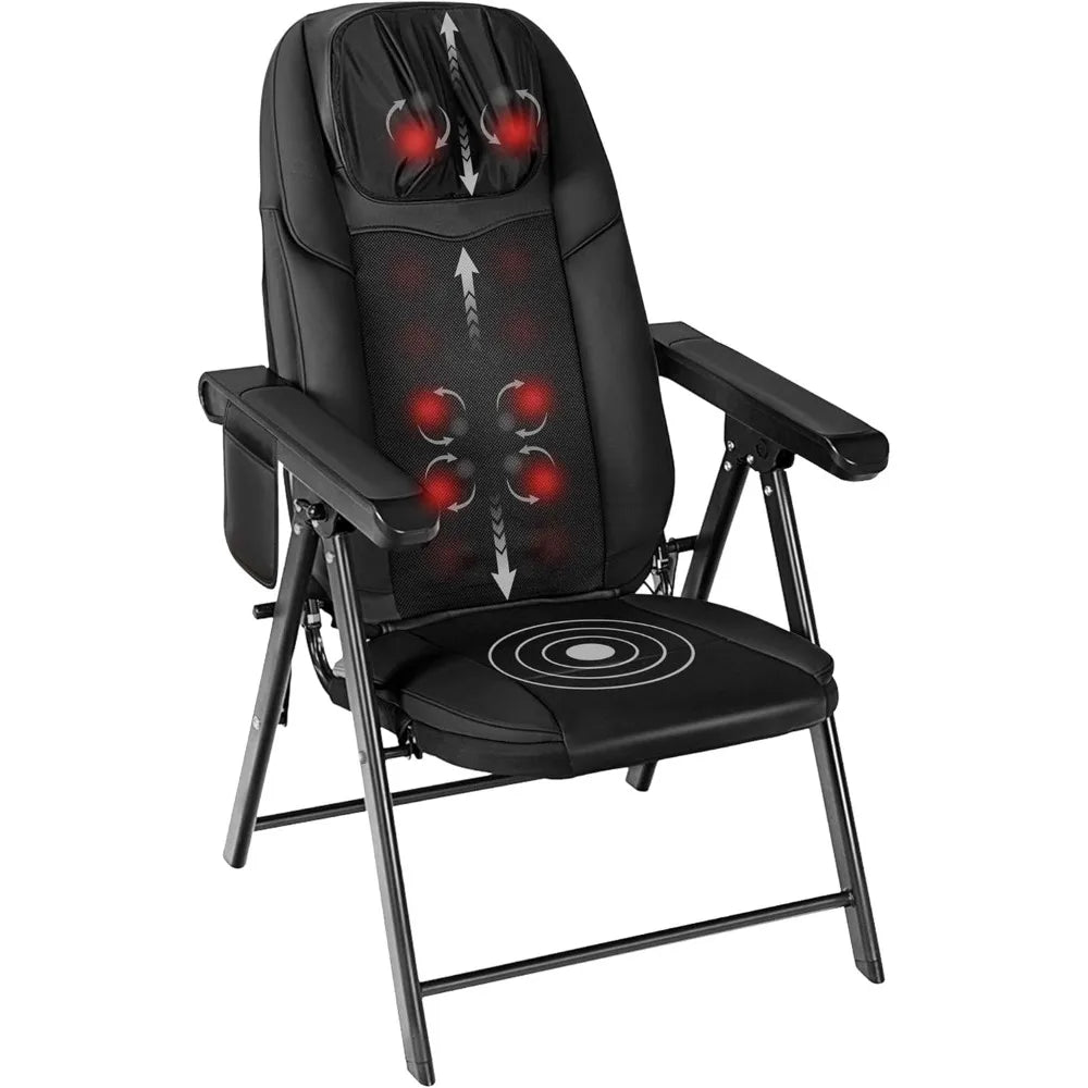 Folding Portable Shiatsu Massage Chair with Heat