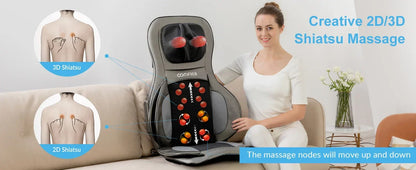 Neck & Back Massager with Heat