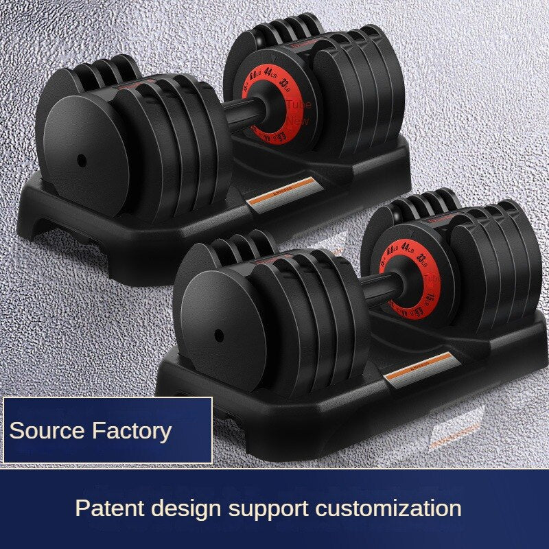Adjustable Dumbbell Set with Weight Plates