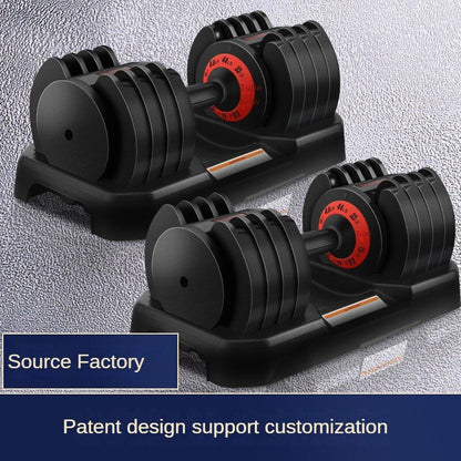 Adjustable Dumbbell Set with Weight Plates
