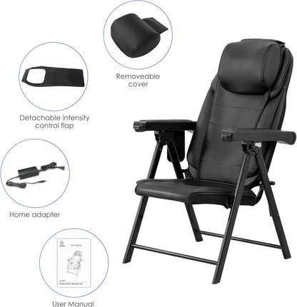 Folding Portable Shiatsu Massage Chair with Heat