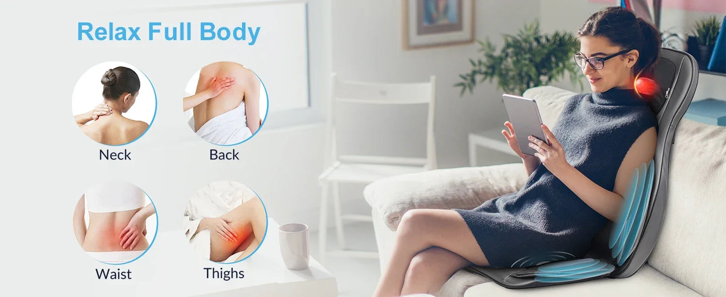 Neck & Back Massager with Heat