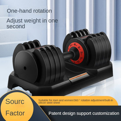 Adjustable Dumbbell Set with Weight Plates