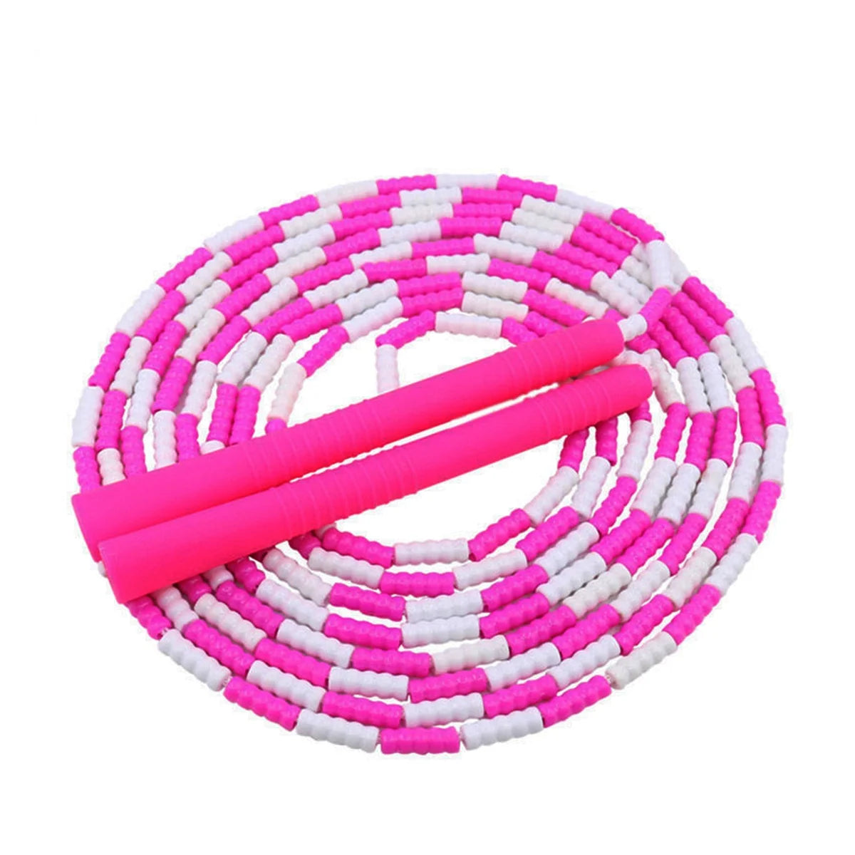 Jump Rope, 3 PCS Adjustable Length Tangle-Free Segmented Soft Beaded Skipping Rope