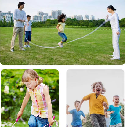 Jump Rope, 3 PCS Adjustable Length Tangle-Free Segmented Soft Beaded Skipping Rope