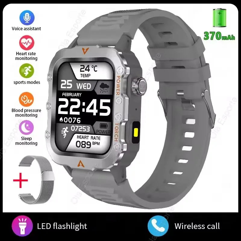 New GPS Sport Smart Watch Waterproof BT Call Militarygrade Outdoor Smartwatch IP67