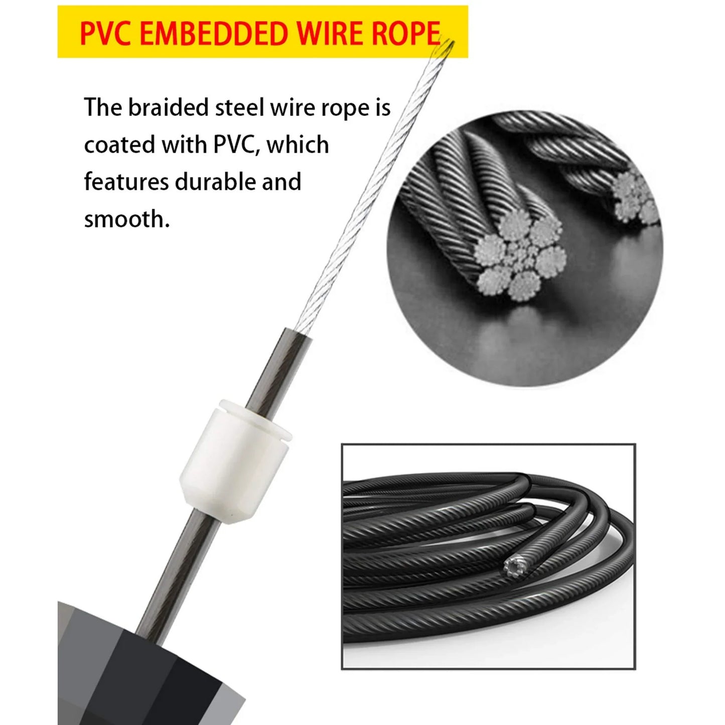 Jump Rope 2-Pack (Blue + Red), Ball Bearing Tangle-Free Design, High-Speed Jump Rope for Comprehensive Fitness Training