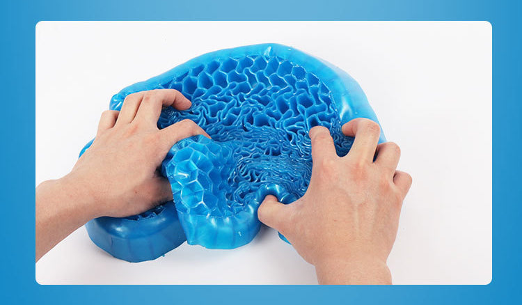Ergonomic Memory Foam & Gel Seat Cushion